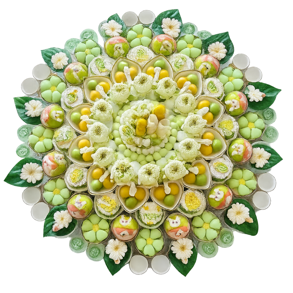 Mâm Cúng Đầy Tháng Bé Gái ( Gói Tiêu Chuẩn )