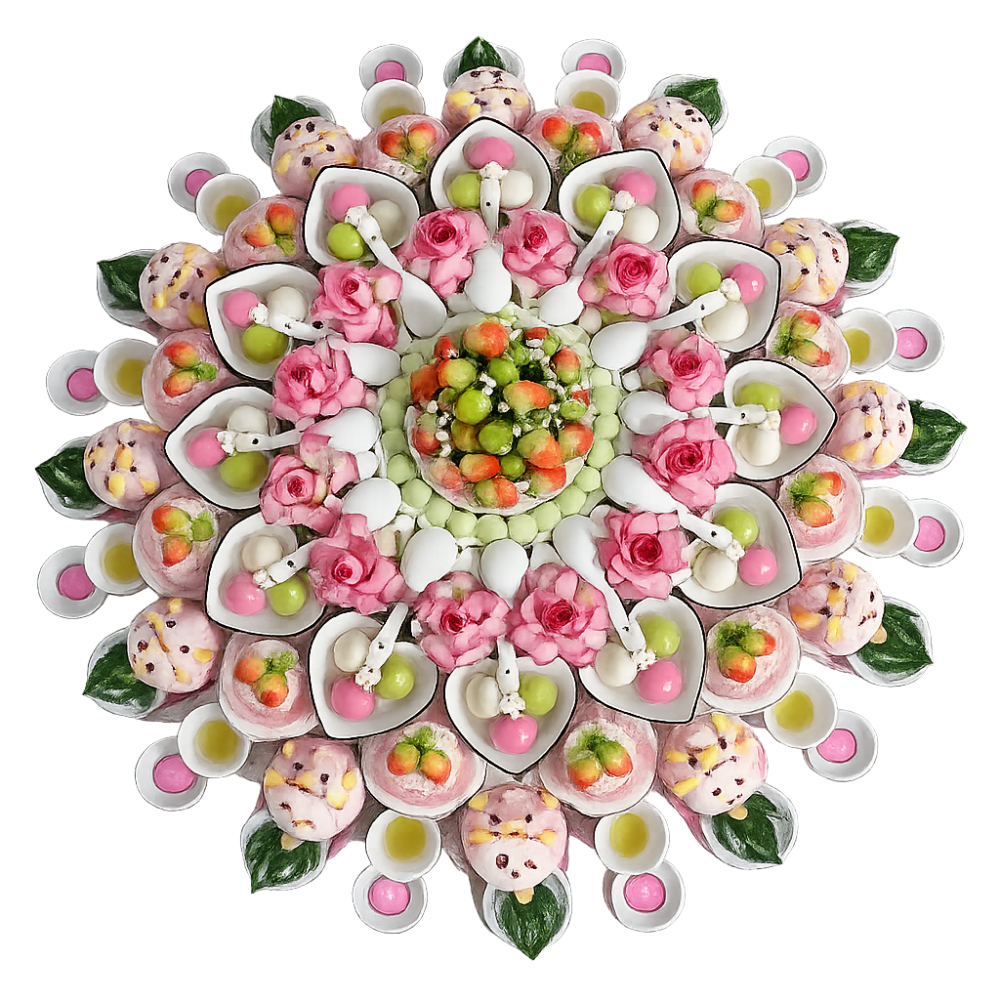 Mâm Cúng Đầy Tháng Bé Gái ( Gói Tiêu Chuẩn )