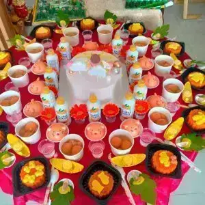 Mâm cúng đầy tháng bé gái ( Gói 2 )