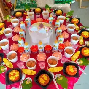 Mâm cúng đầy tháng bé gái ( Gói 4 )