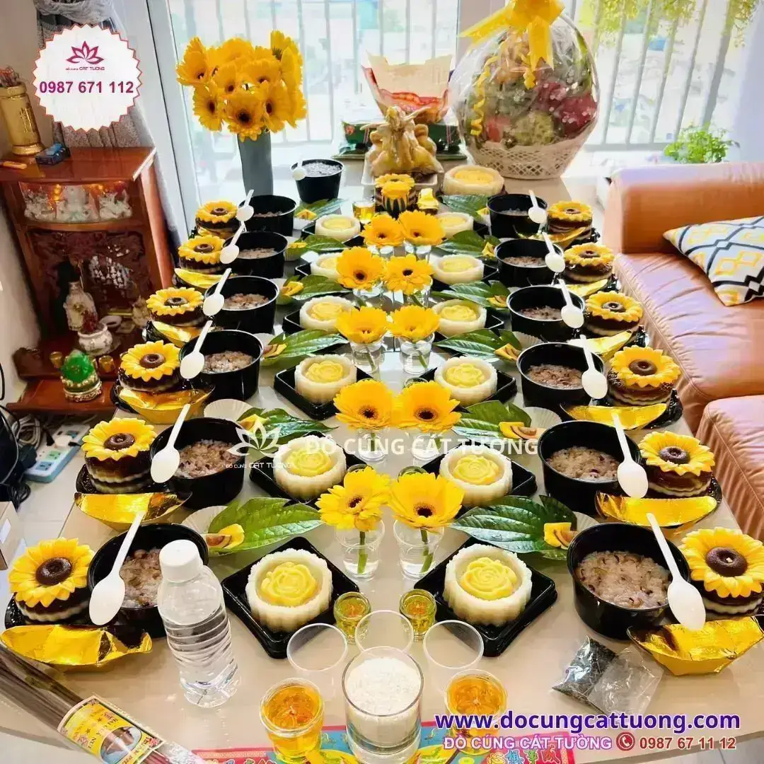 Mâm cúng đầy tháng bé gái ( Gói 2 )