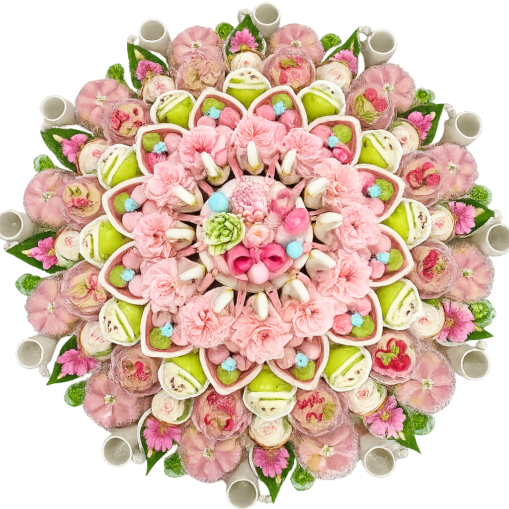 Mâm Cúng Đầy Tháng Bé Gái ( Xôi Chè )