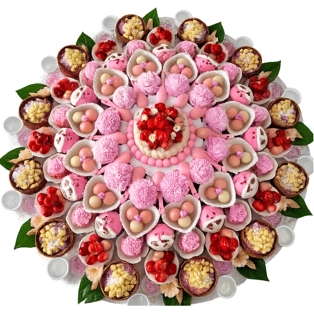 Mâm Cúng Đầy Tháng Bé Gái ( Gói Tiêu Chuẩn )