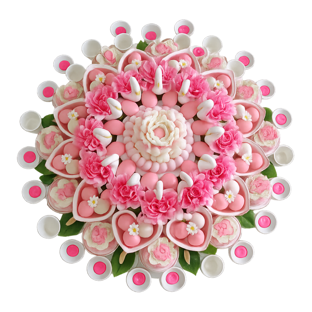 Mâm Cúng Đầy Tháng Bé Gái ( Gói 1 )