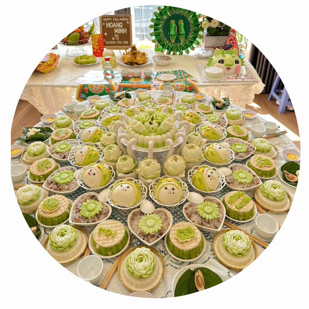 Mâm Cúng Thôi Nôi